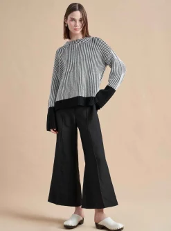 La Ligne Aaa Sweater Cream/Black New