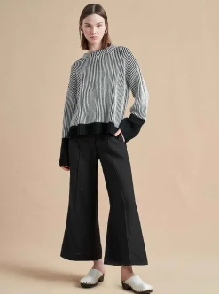 La Ligne Aaa Sweater Cream/Black New