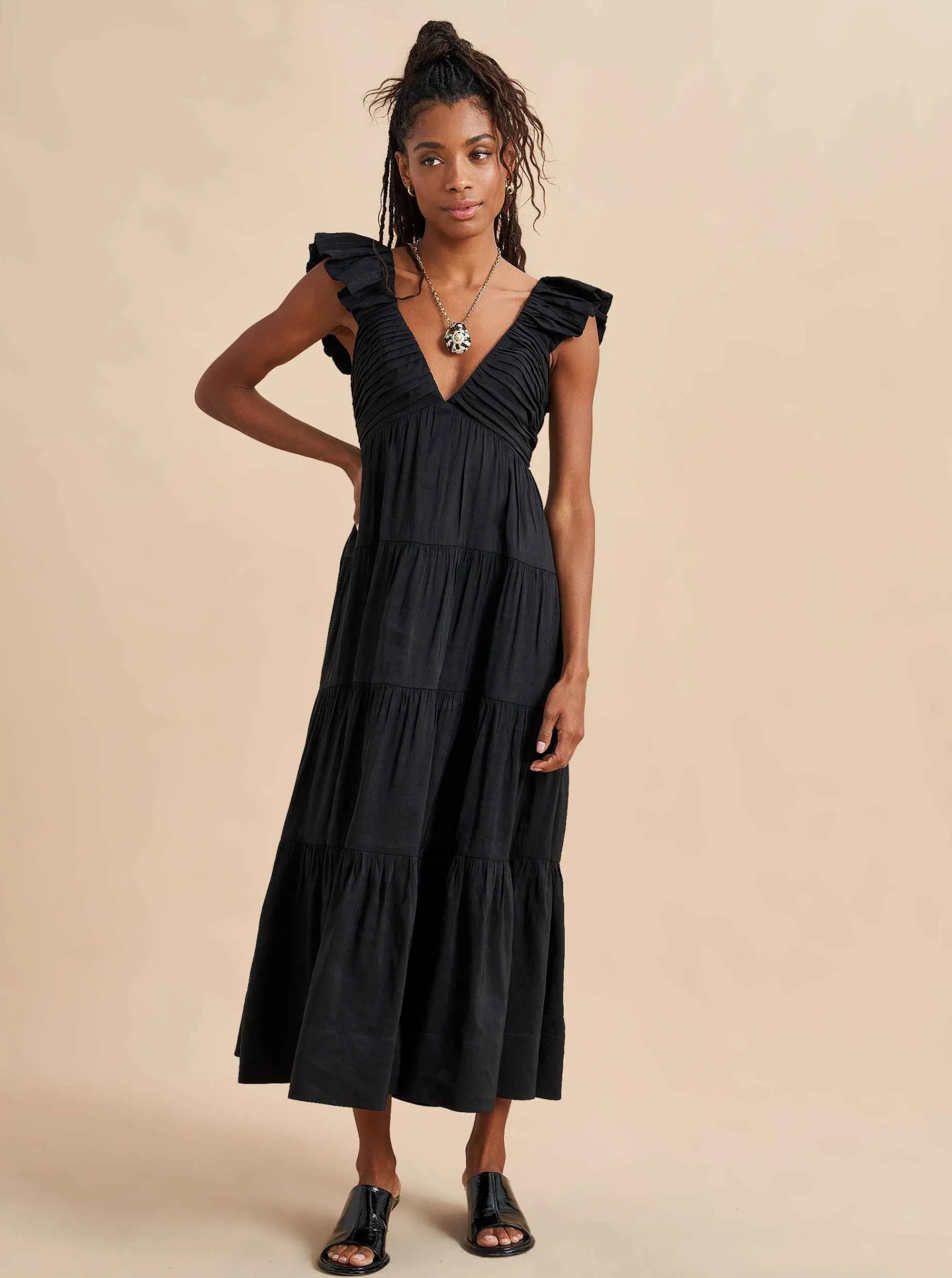 La Ligne Anais Dress Black Cheap
