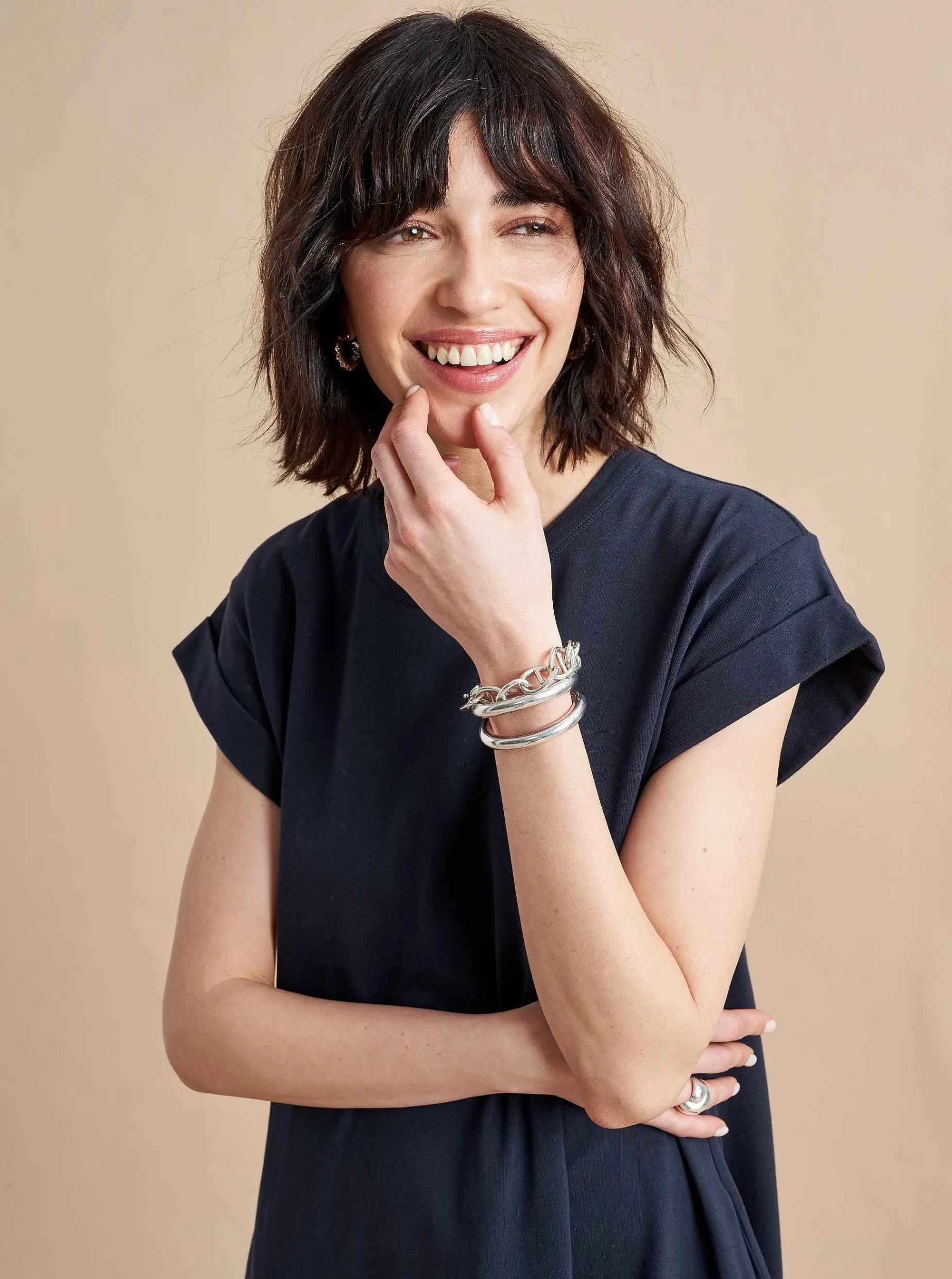La Ligne Andie Dress Navy Online
