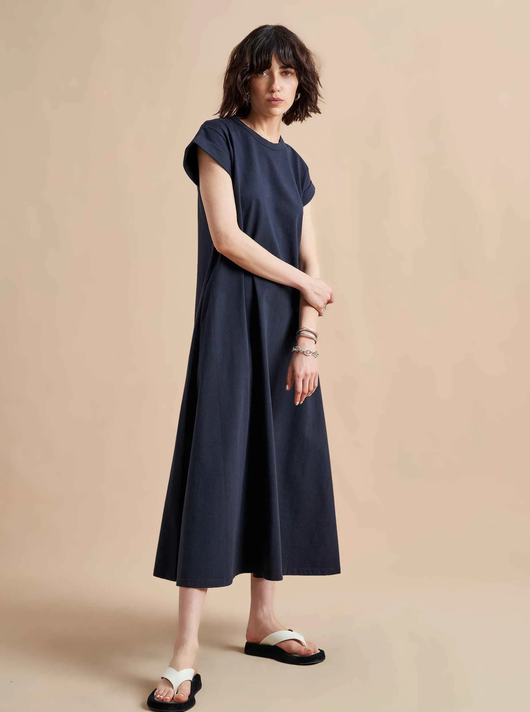 La Ligne Andie Dress Navy Online