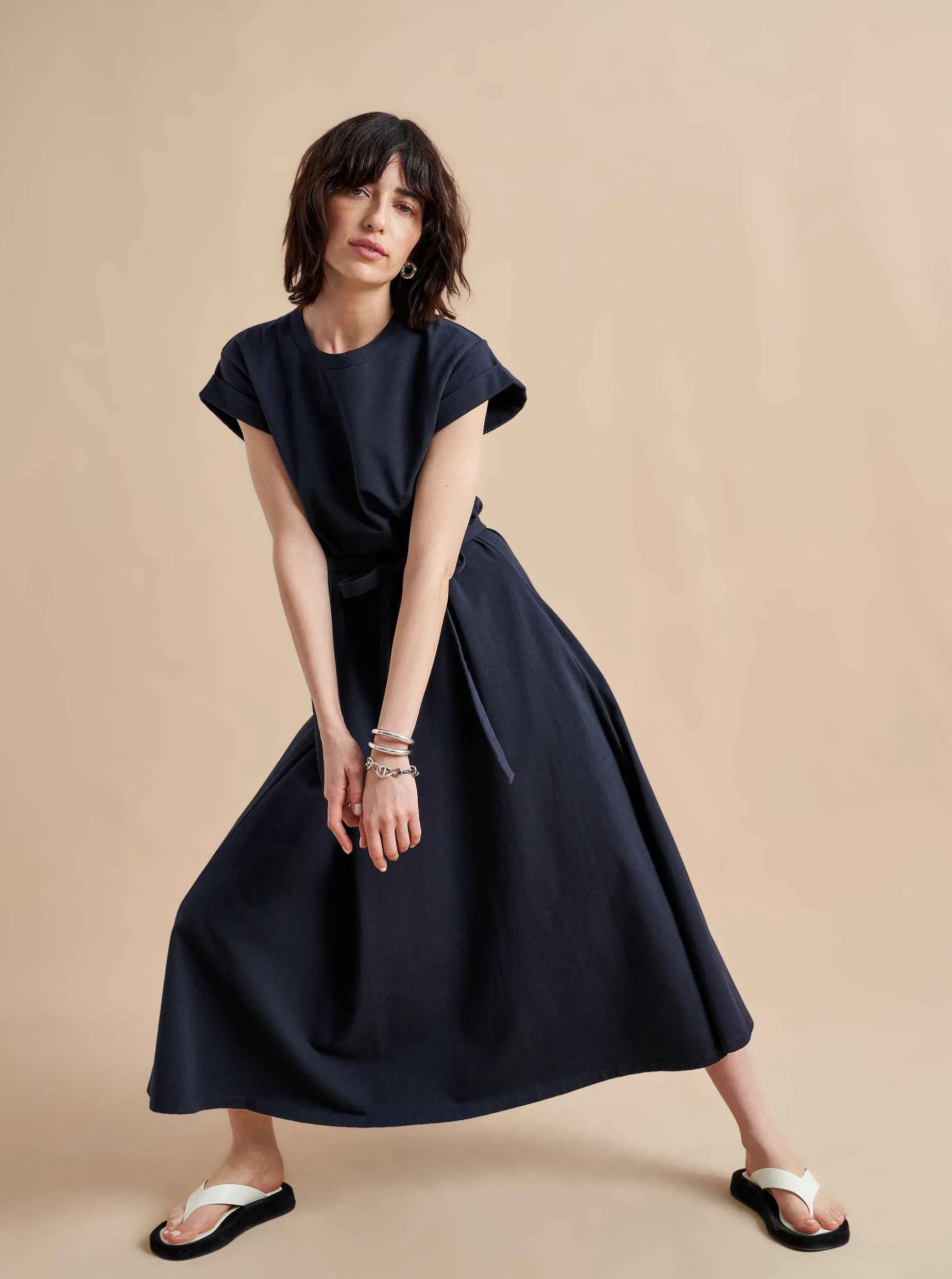 La Ligne Andie Dress Navy Online