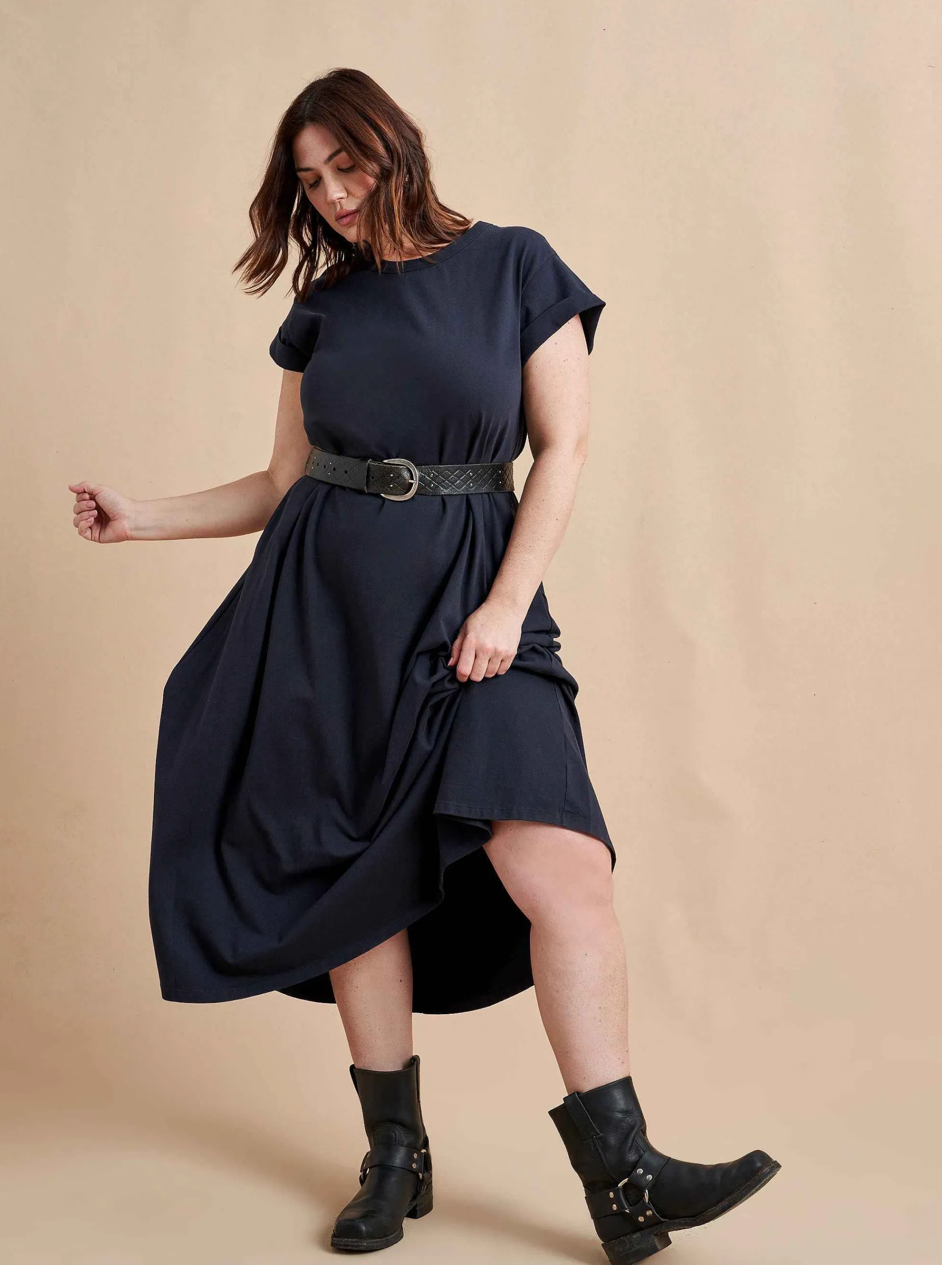 La Ligne Andie Dress Navy Online