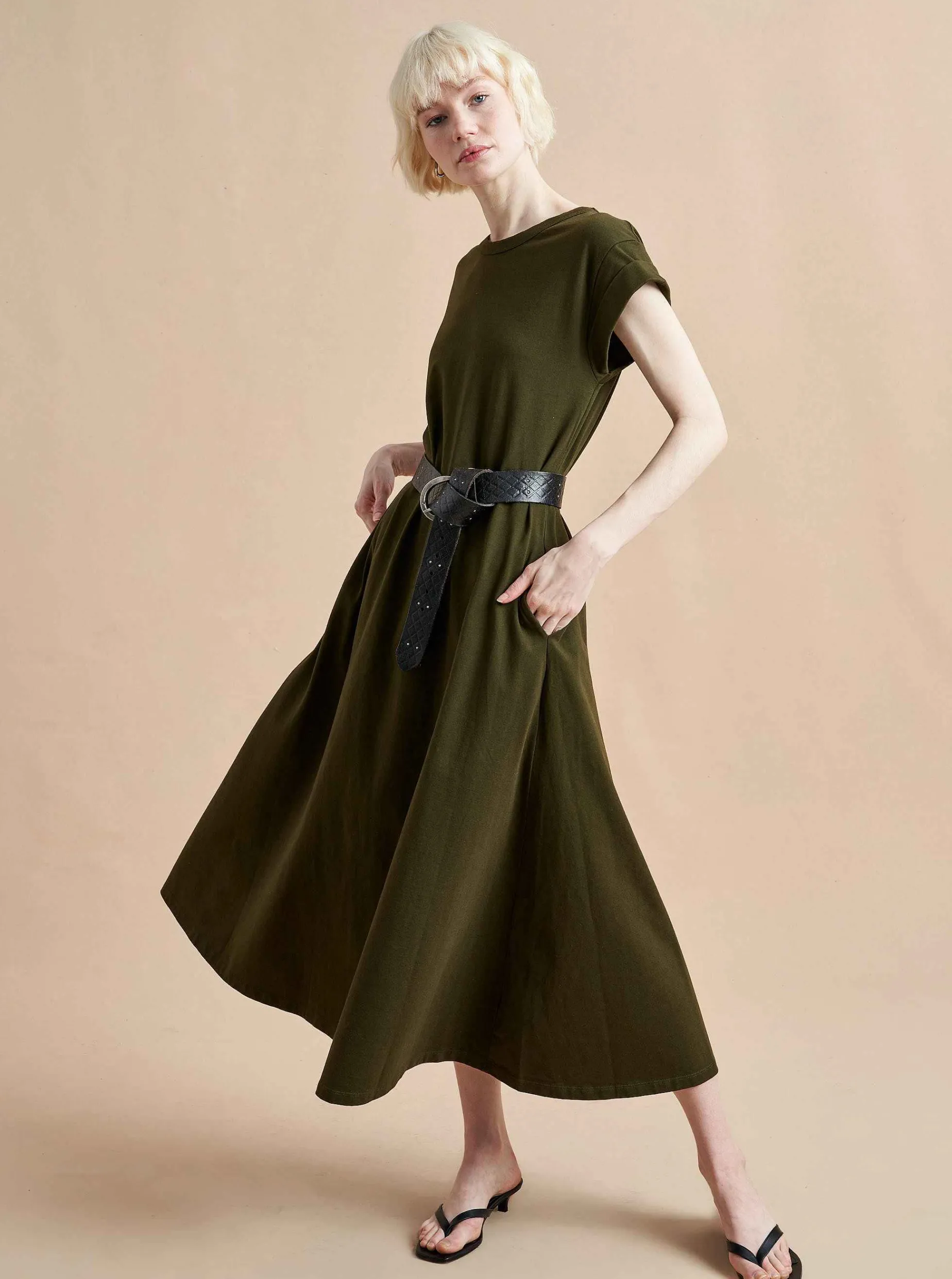 La Ligne Andie Dress Olive Hot