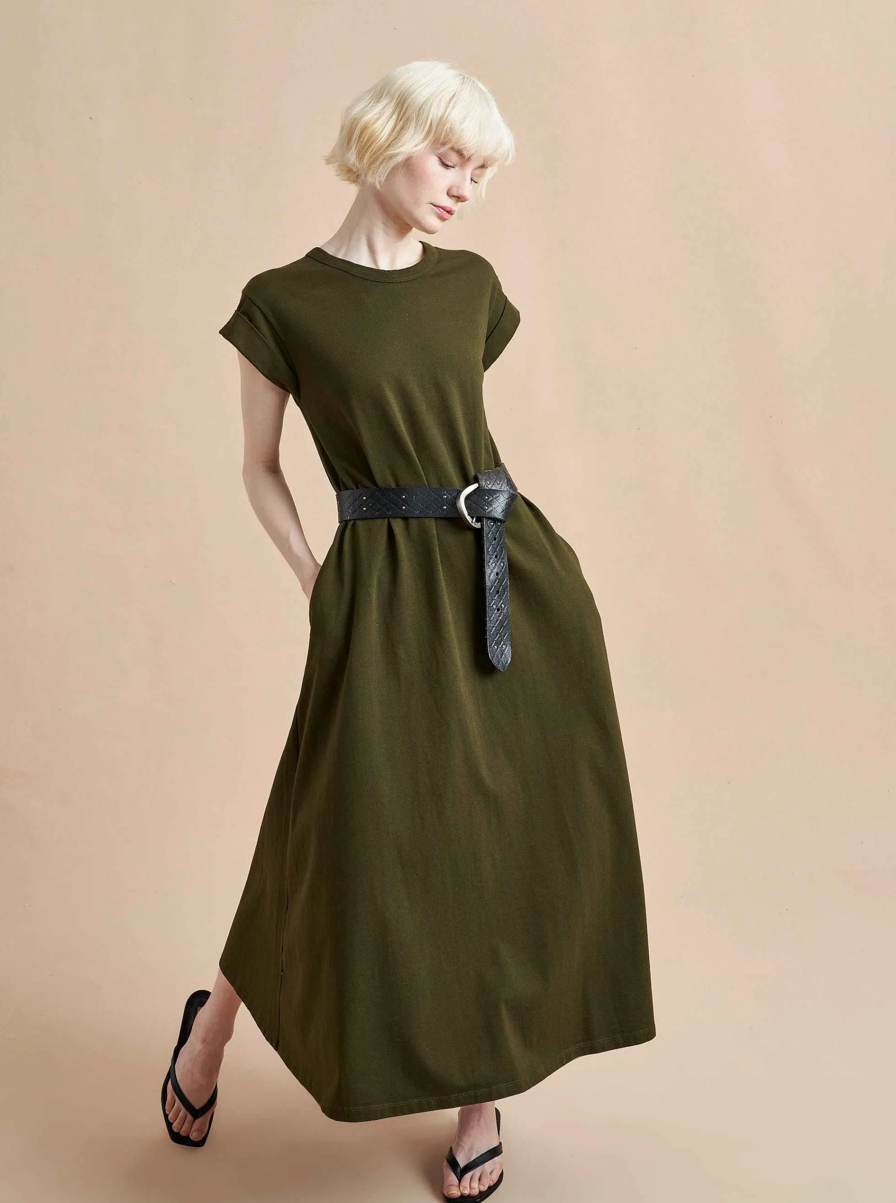 La Ligne Andie Dress Olive Hot