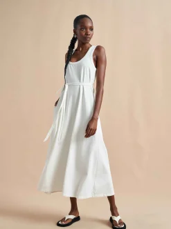 La Ligne Andie Tank Dress White New