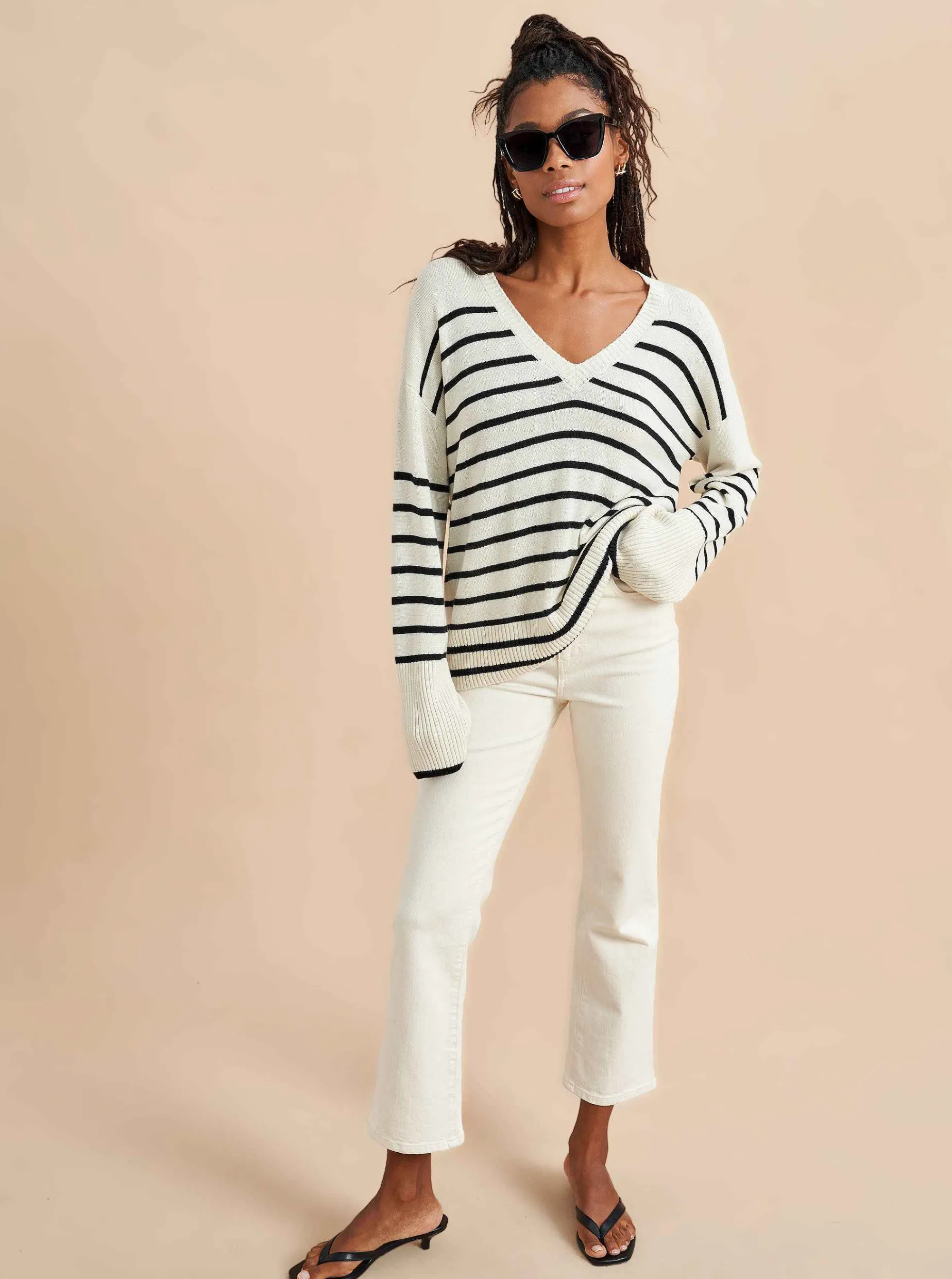 La Ligne Antoine V Neck Sweater Flash Sale