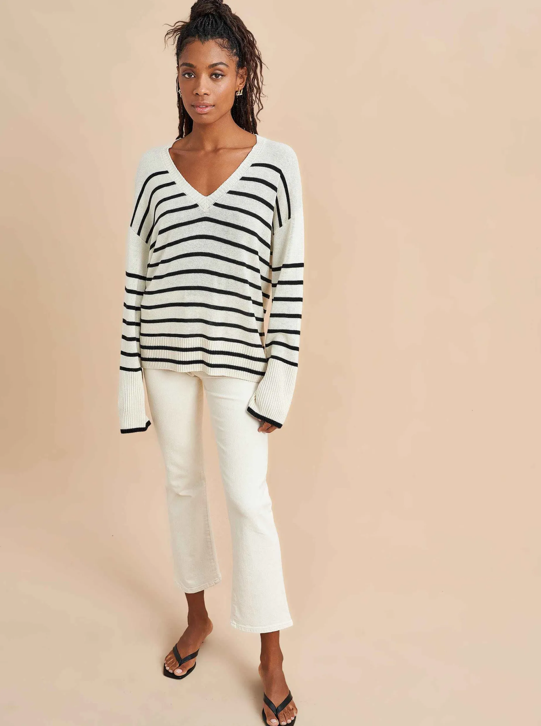 La Ligne Antoine V Neck Sweater Flash Sale