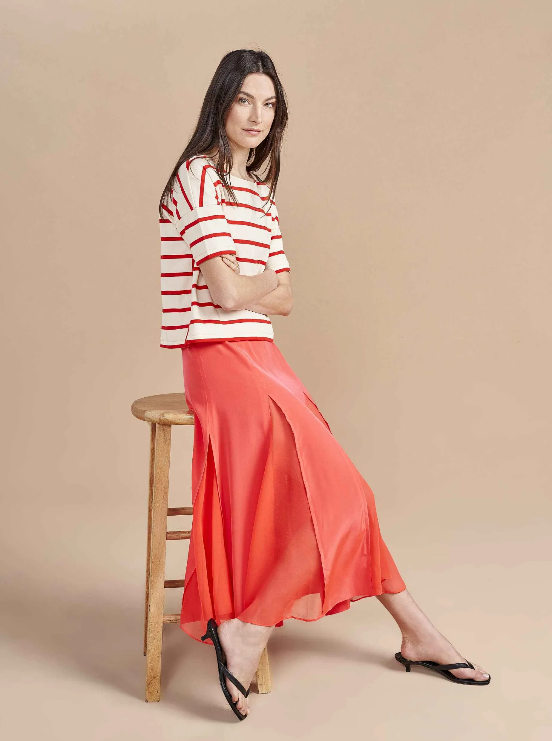 La Ligne Breton Short Sleeve Tee Best Sale