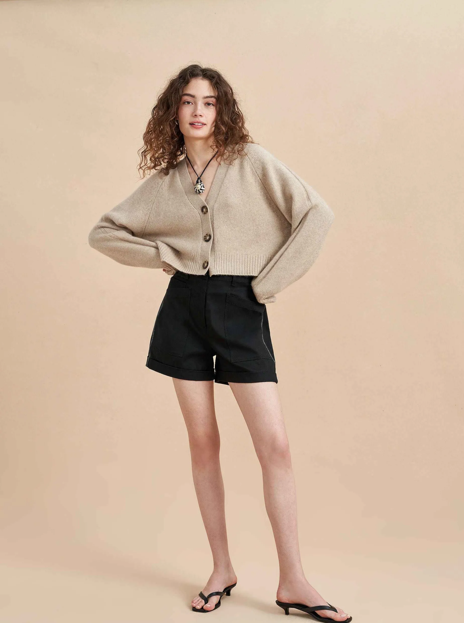 La Ligne Canvas Short Black Fashion