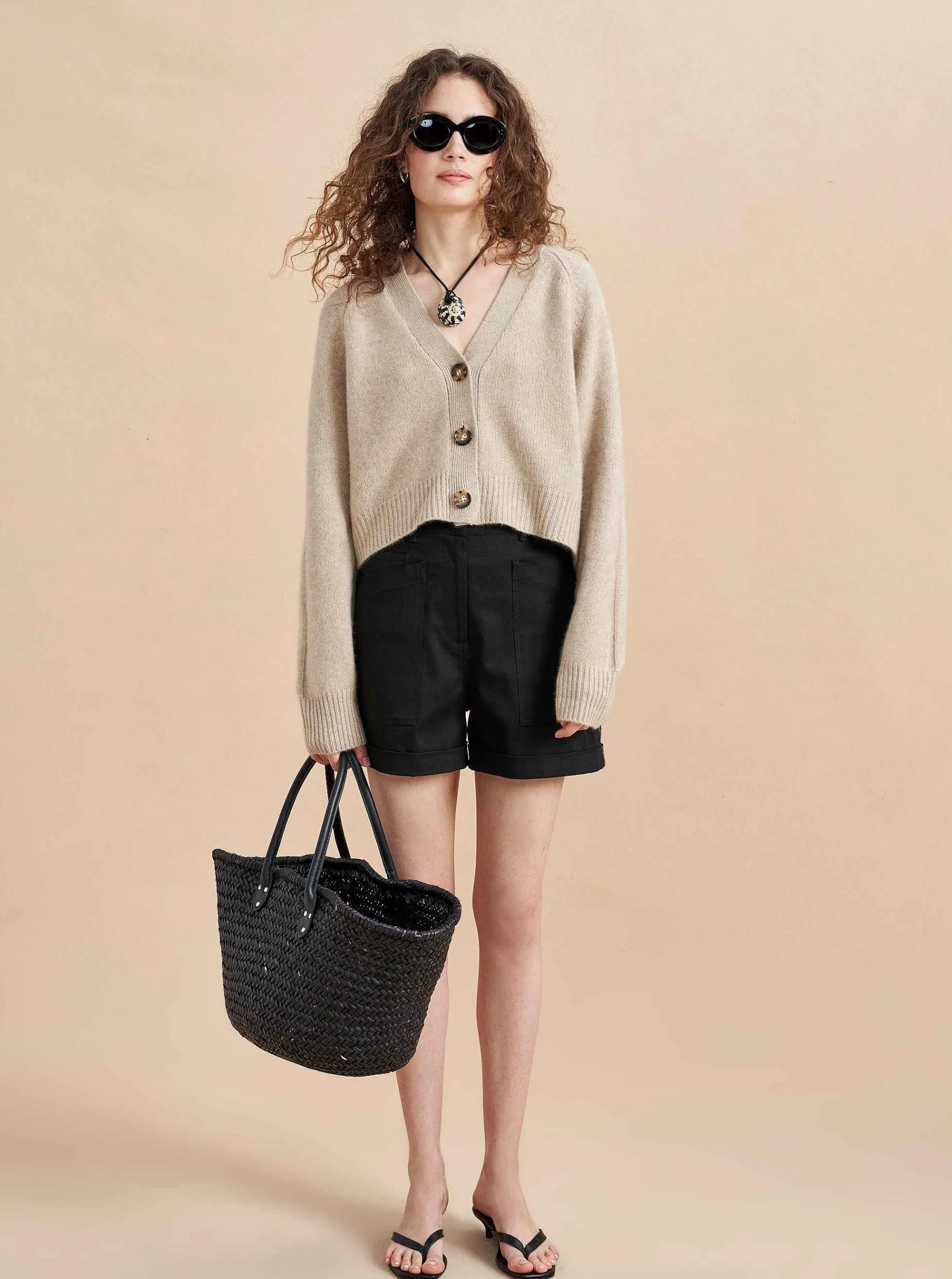 La Ligne Canvas Short Black Fashion