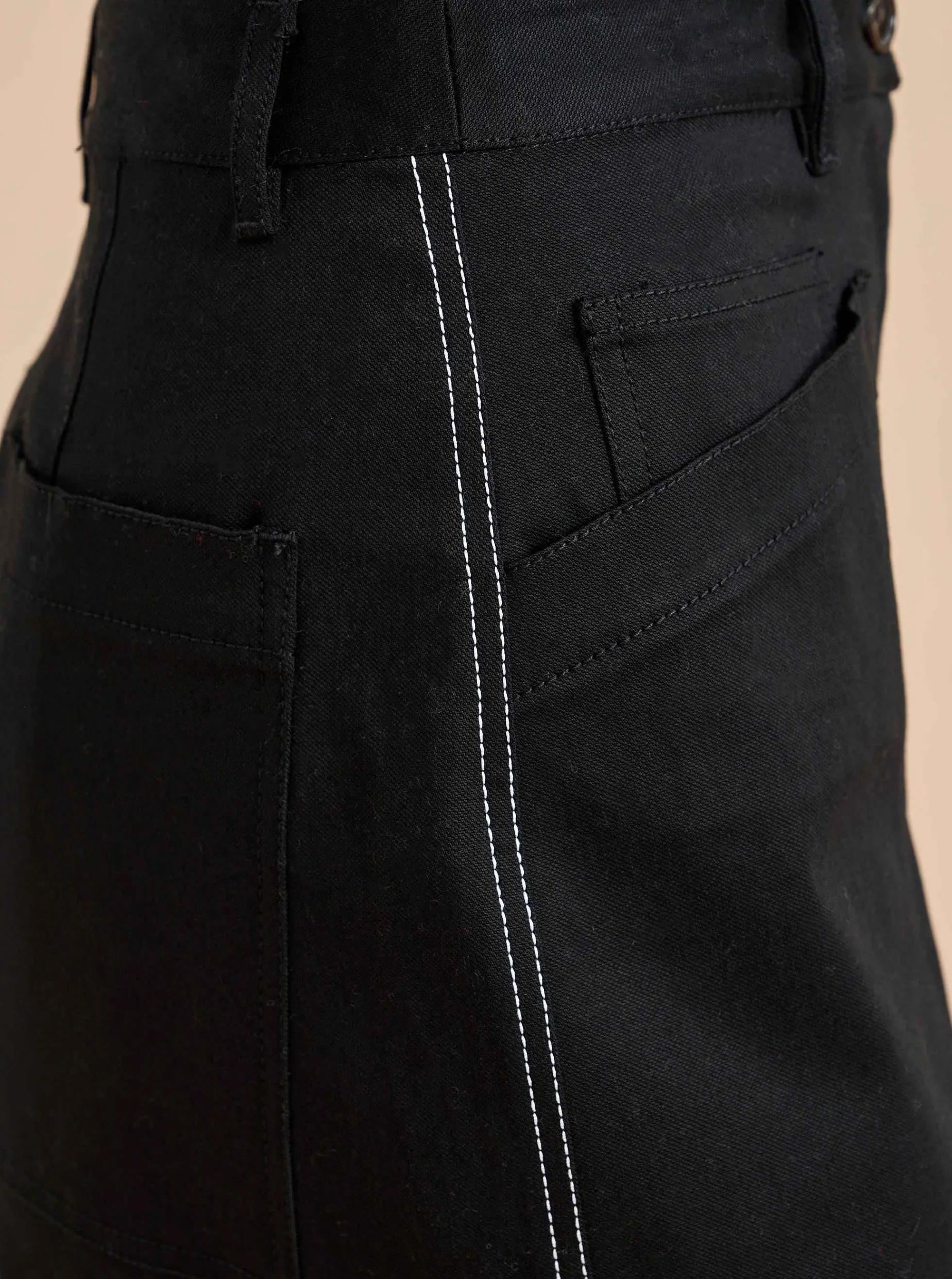 La Ligne Canvas Short Black Fashion