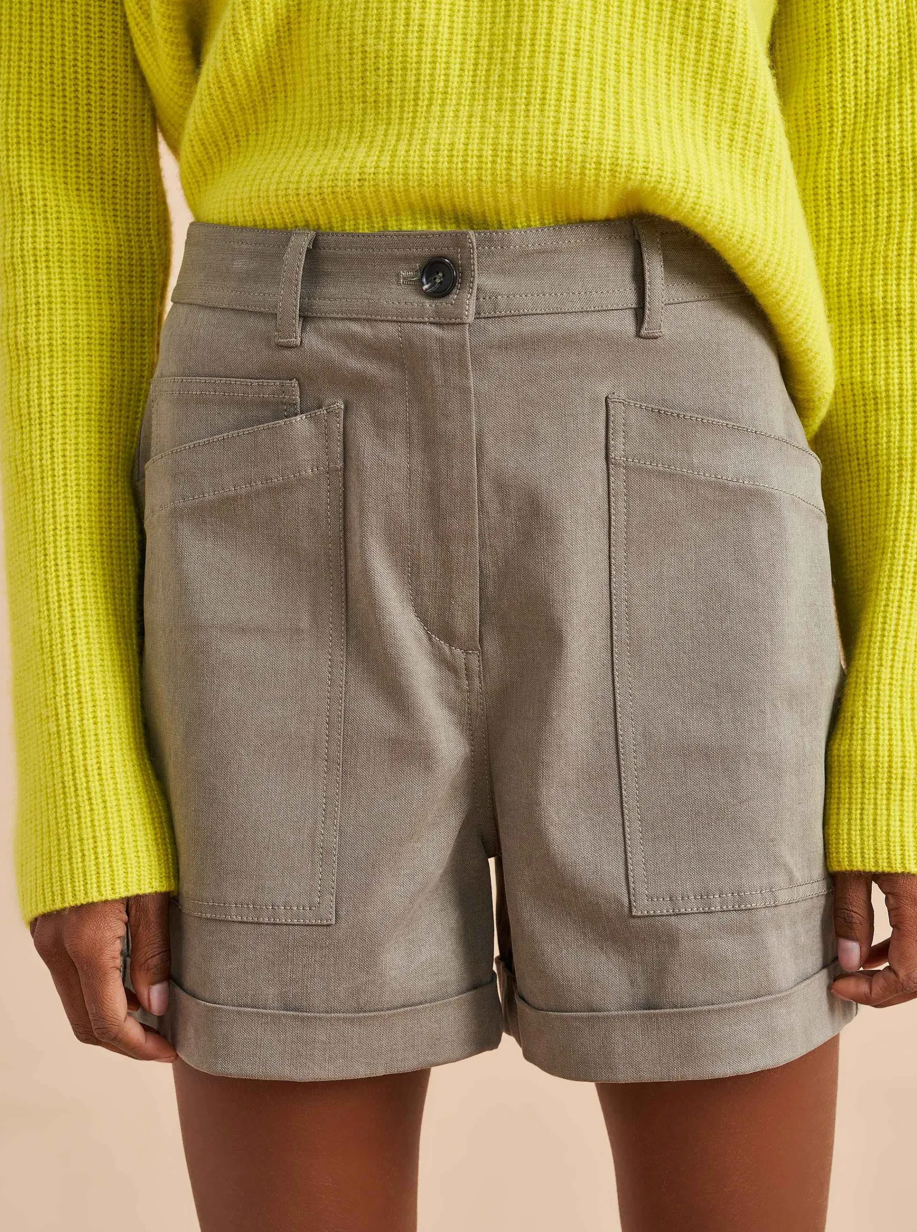 La Ligne Canvas Short Mushroom Store