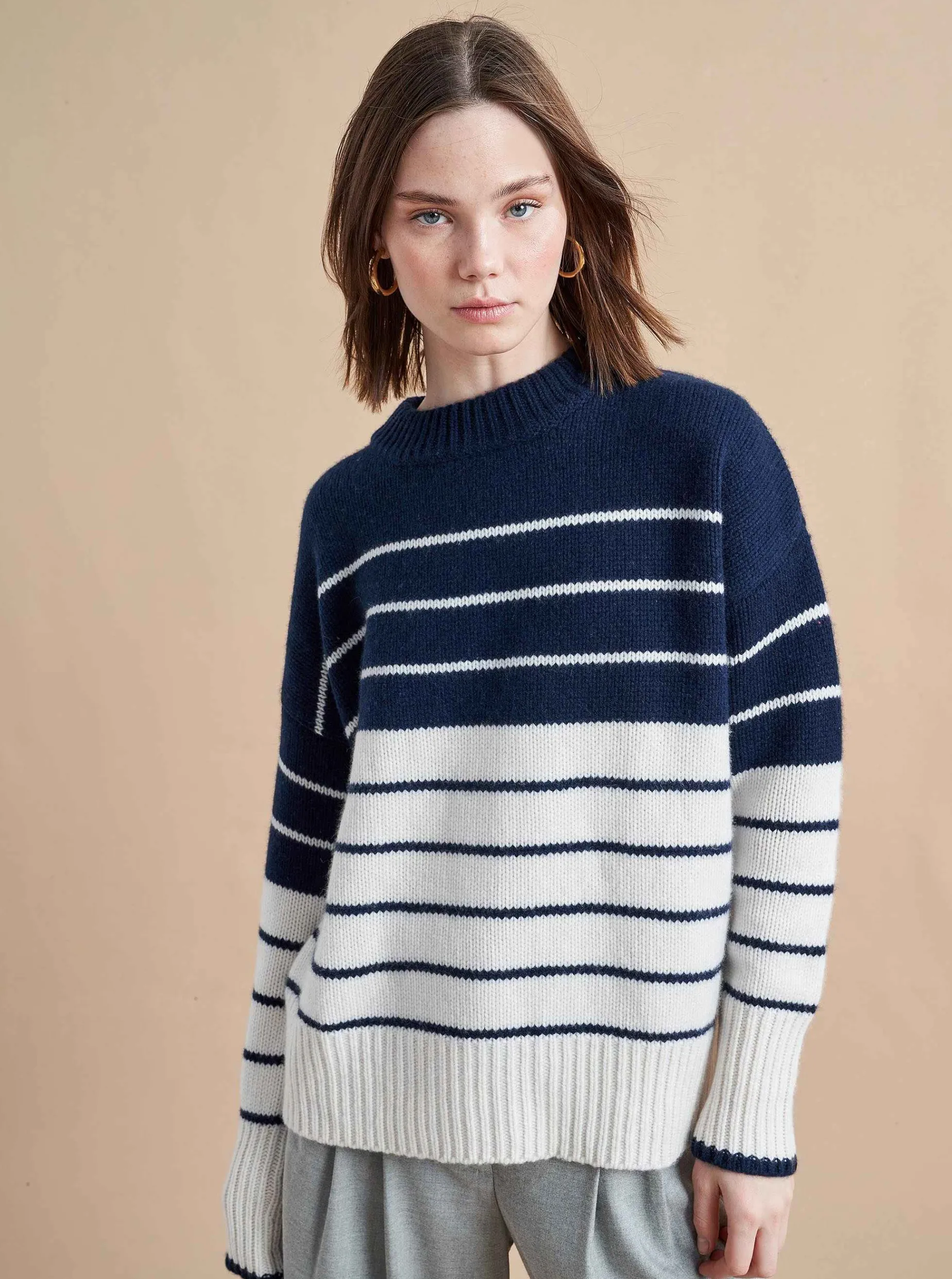 La Ligne Color Block Marin Sweater Clearance