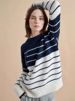 La Ligne Color Block Marin Sweater Clearance
