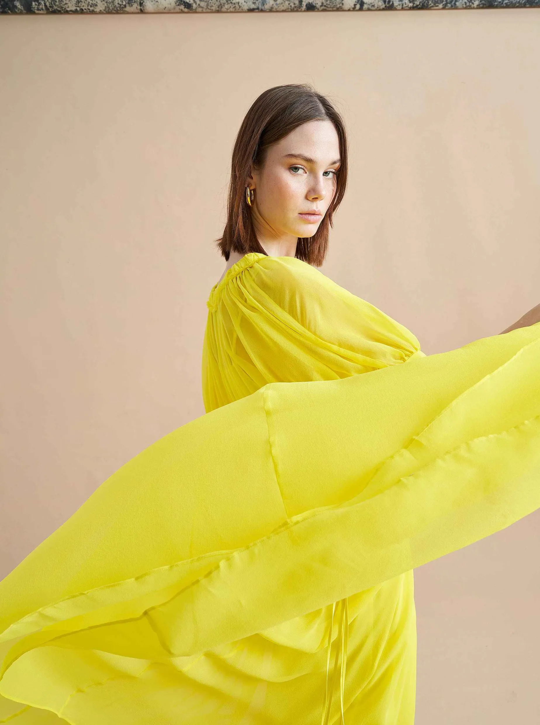 La Ligne Constance Dress Lemon Outlet
