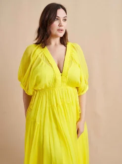 La Ligne Constance Dress Lemon Outlet