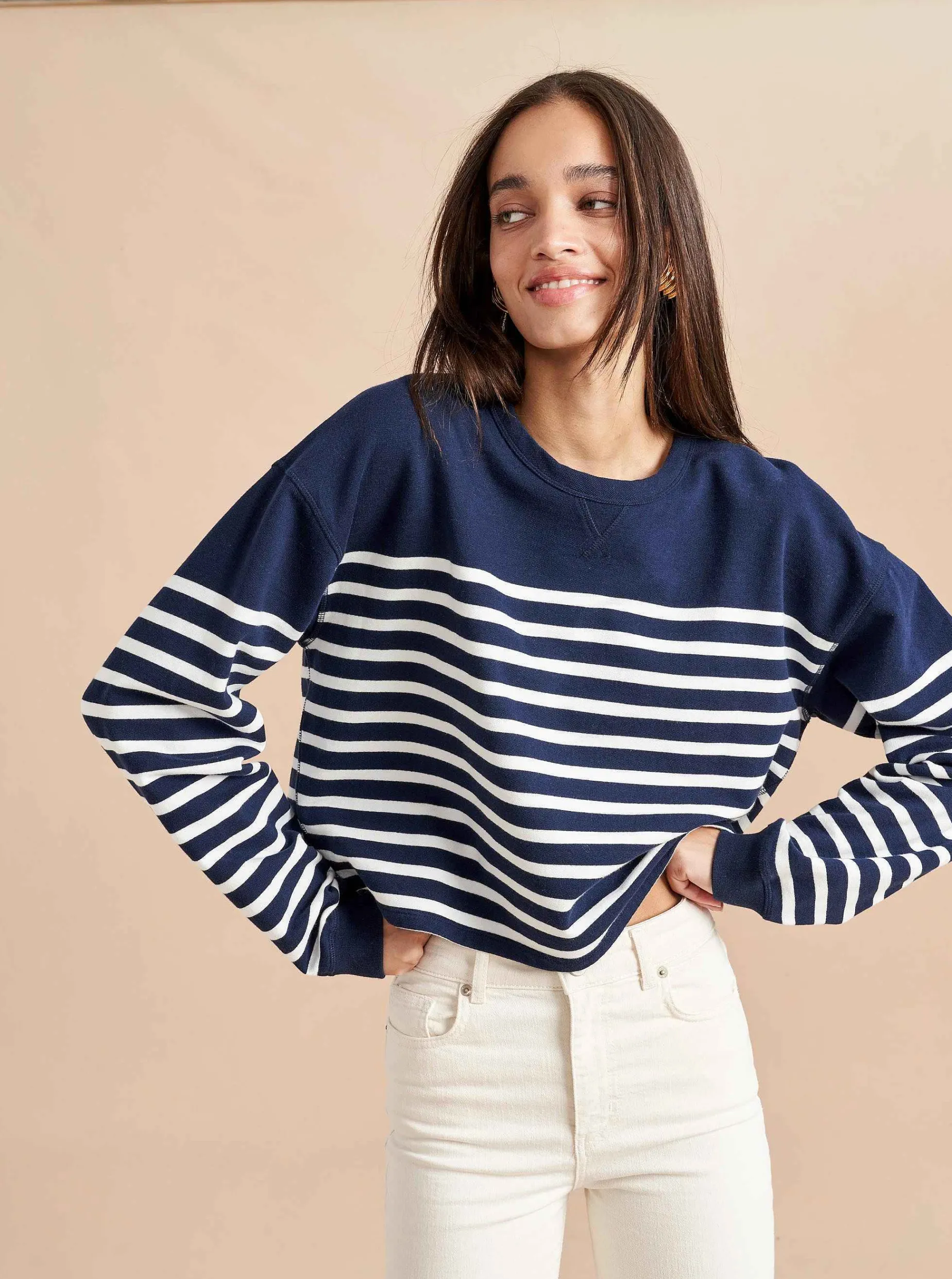 La Ligne Cropped James Sweatshirt Sale