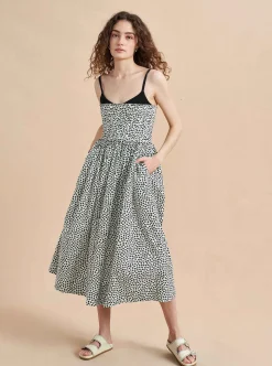La Ligne Devon Dress Ivory/Black Clearance