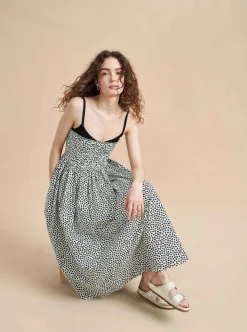 La Ligne Devon Dress Ivory/Black Clearance