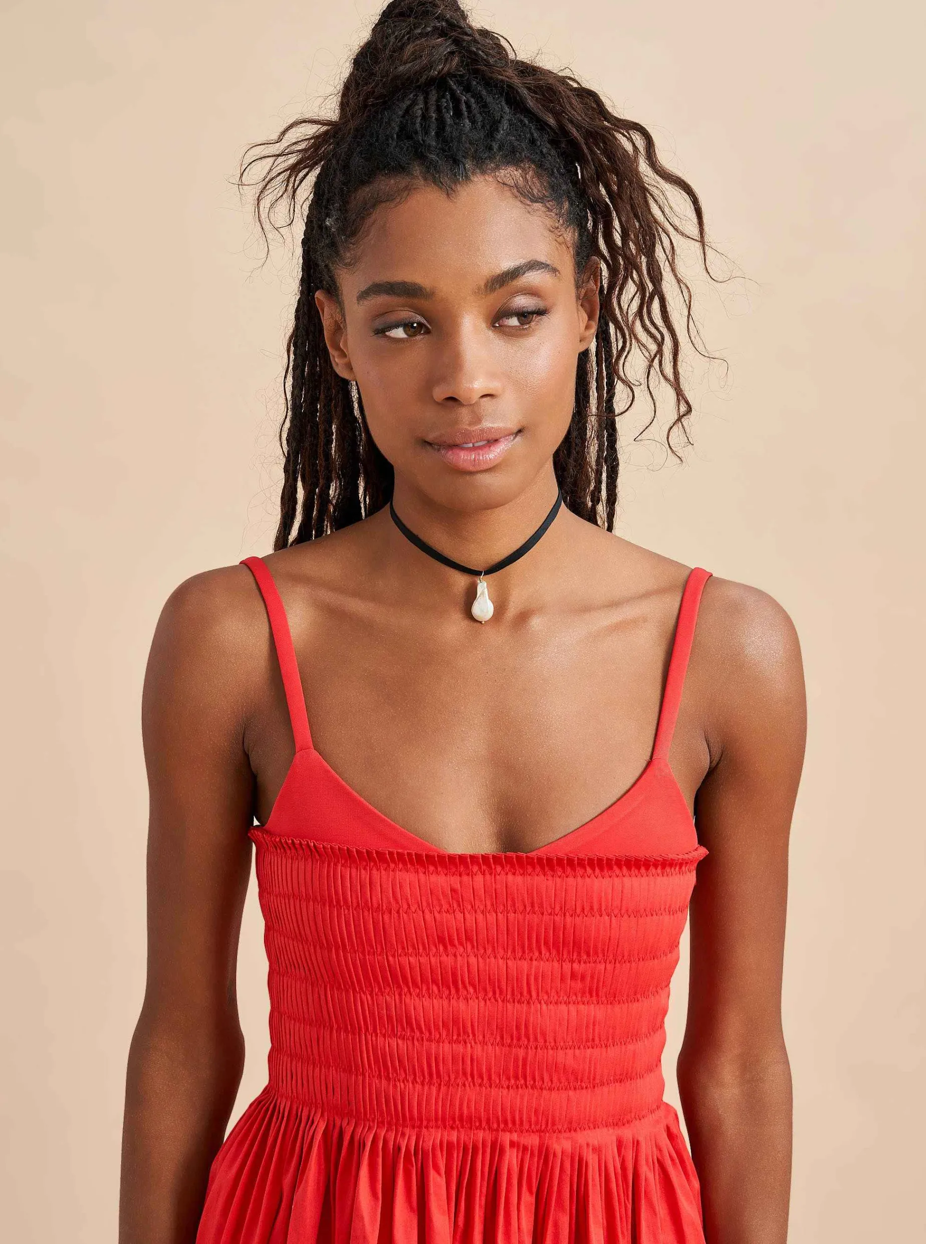 La Ligne Devon Dress Poppy Best Sale
