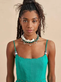 La Ligne Disco Dress Kelly Green New