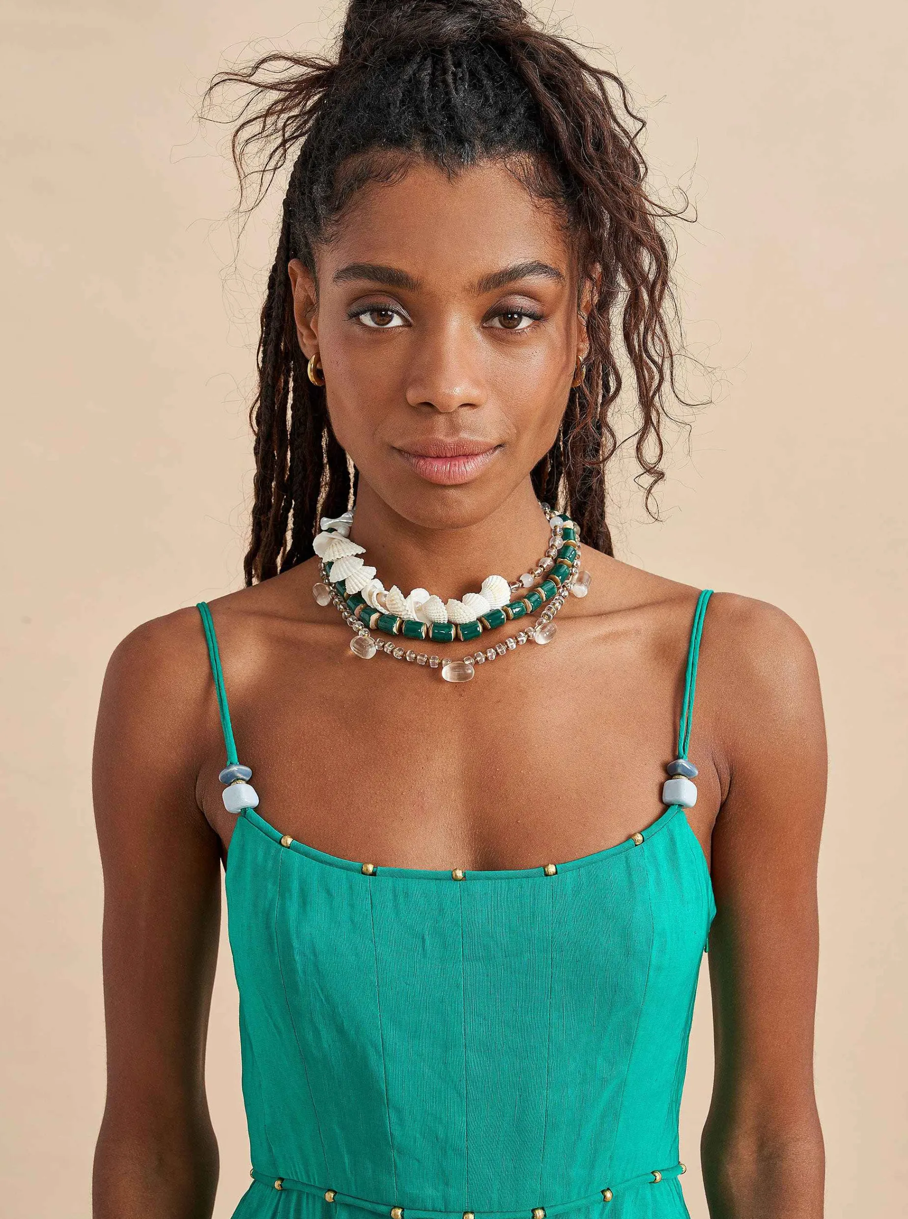 La Ligne Disco Dress Kelly Green New