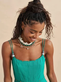 La Ligne Disco Dress Kelly Green New