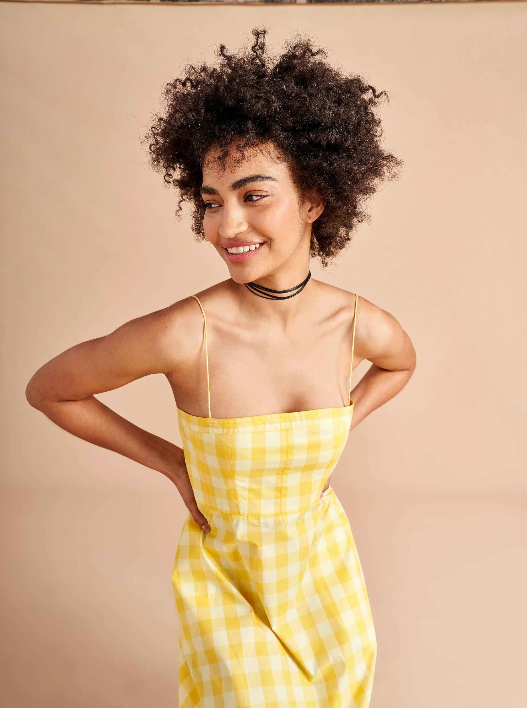 La Ligne Fran Dress Butter/Lemon Outlet