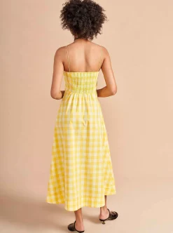 La Ligne Fran Dress Butter/Lemon Outlet