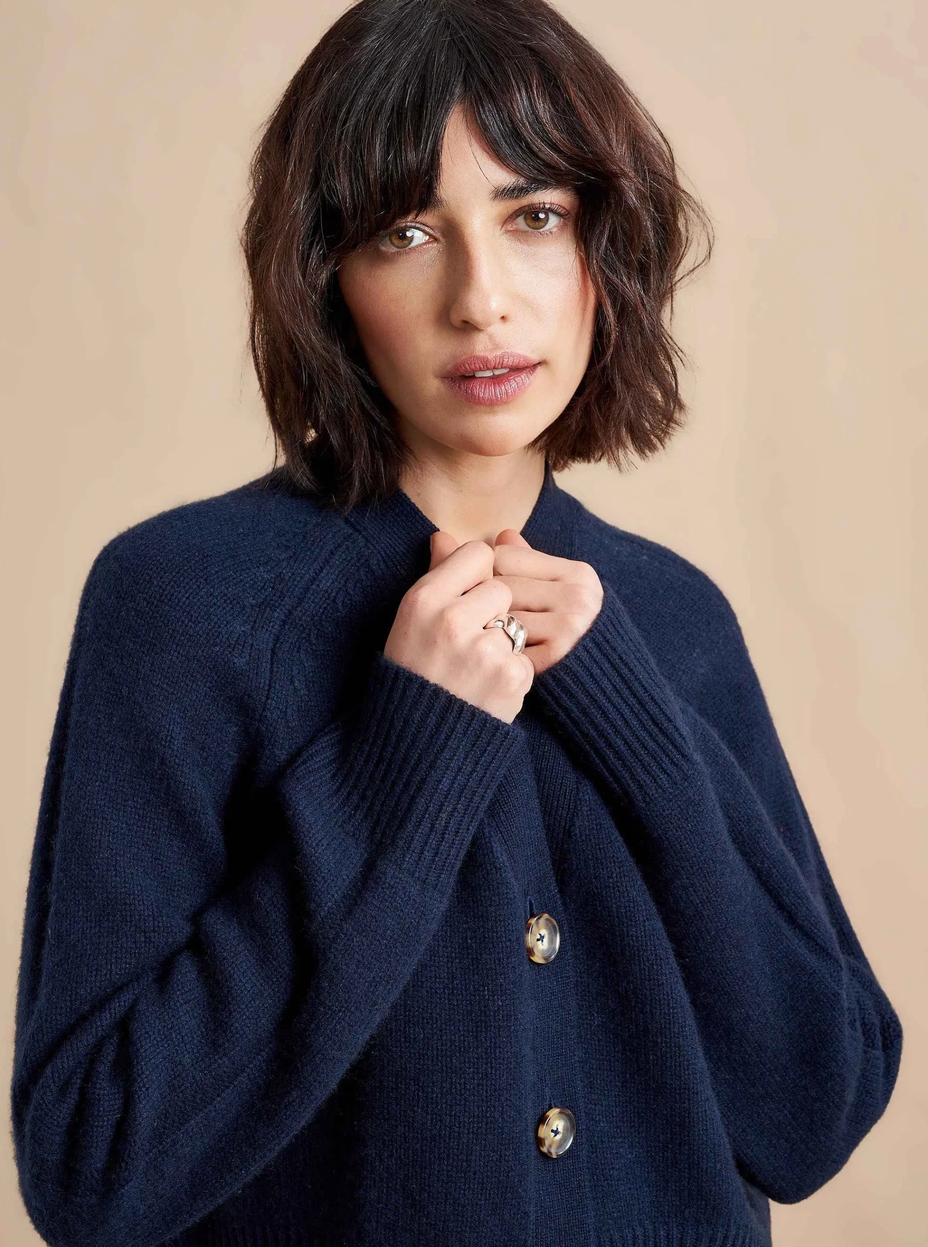 La Ligne Gaston Cardigan Navy Store