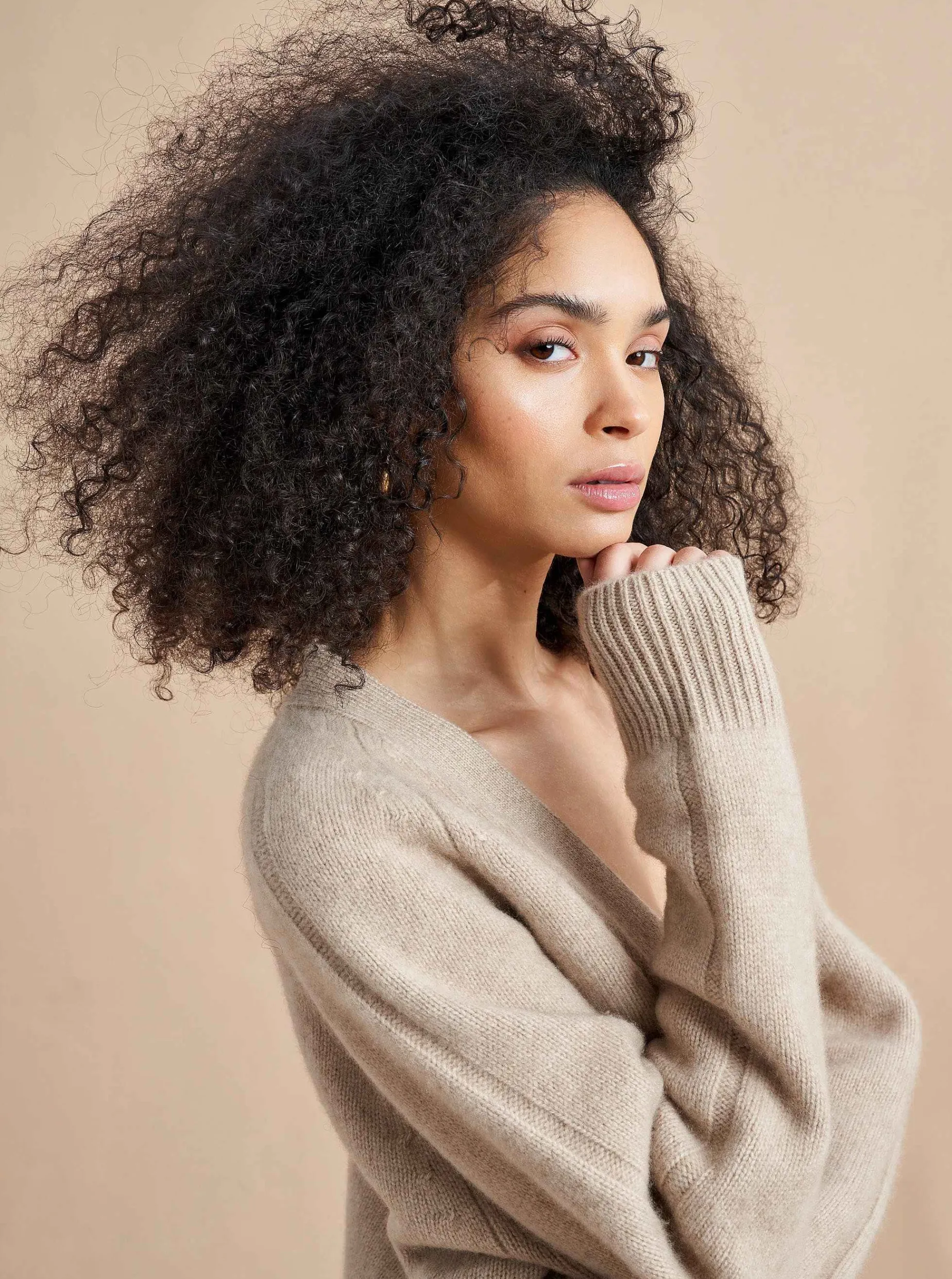 La Ligne Gaston Cardigan Tan Hot