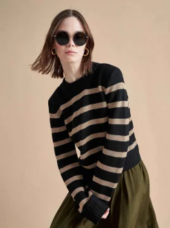 La Ligne Jack Sweater Black/Camel Sale