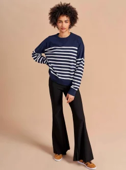 La Ligne James Sweatshirt Navy/Ivory Shop