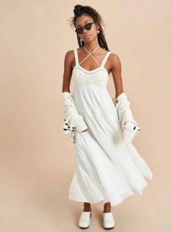 La Ligne Jane Dress Ivory Outlet