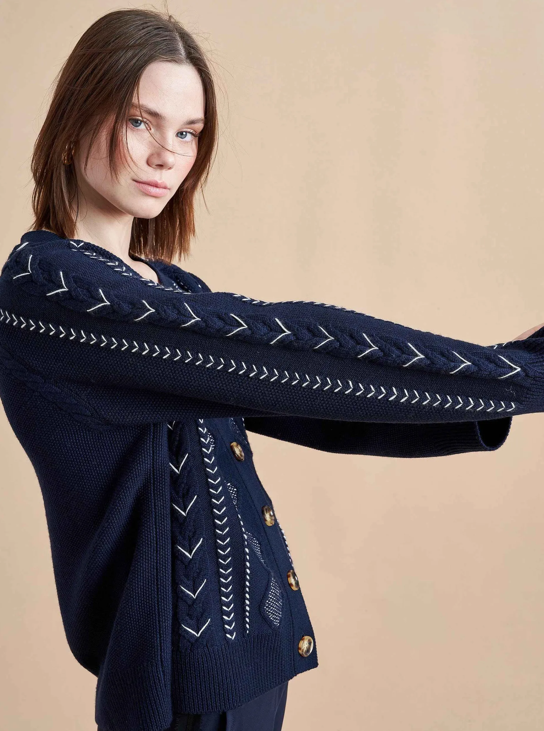 La Ligne Jean-Luc Cardigan Best Sale