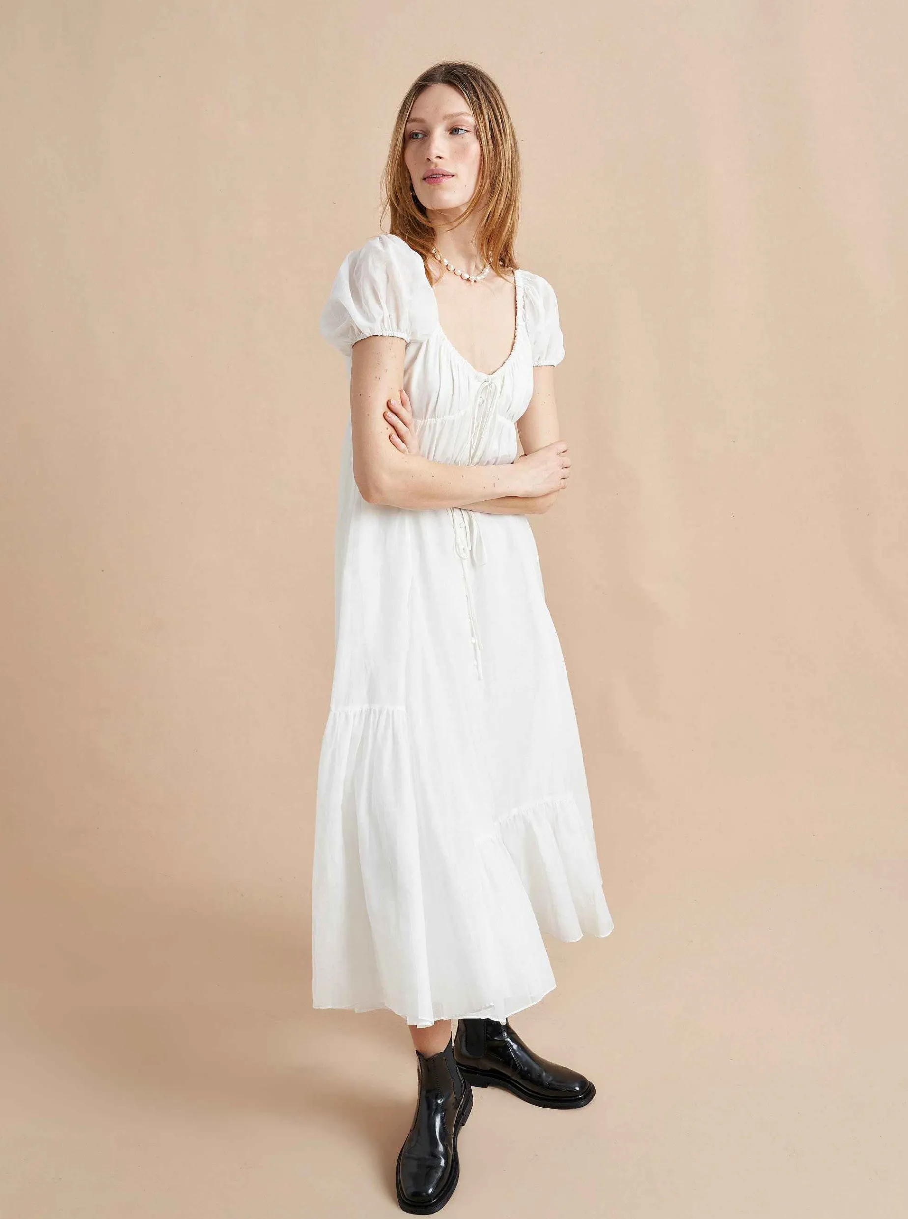 La Ligne Josie Dress Ivory Cheap