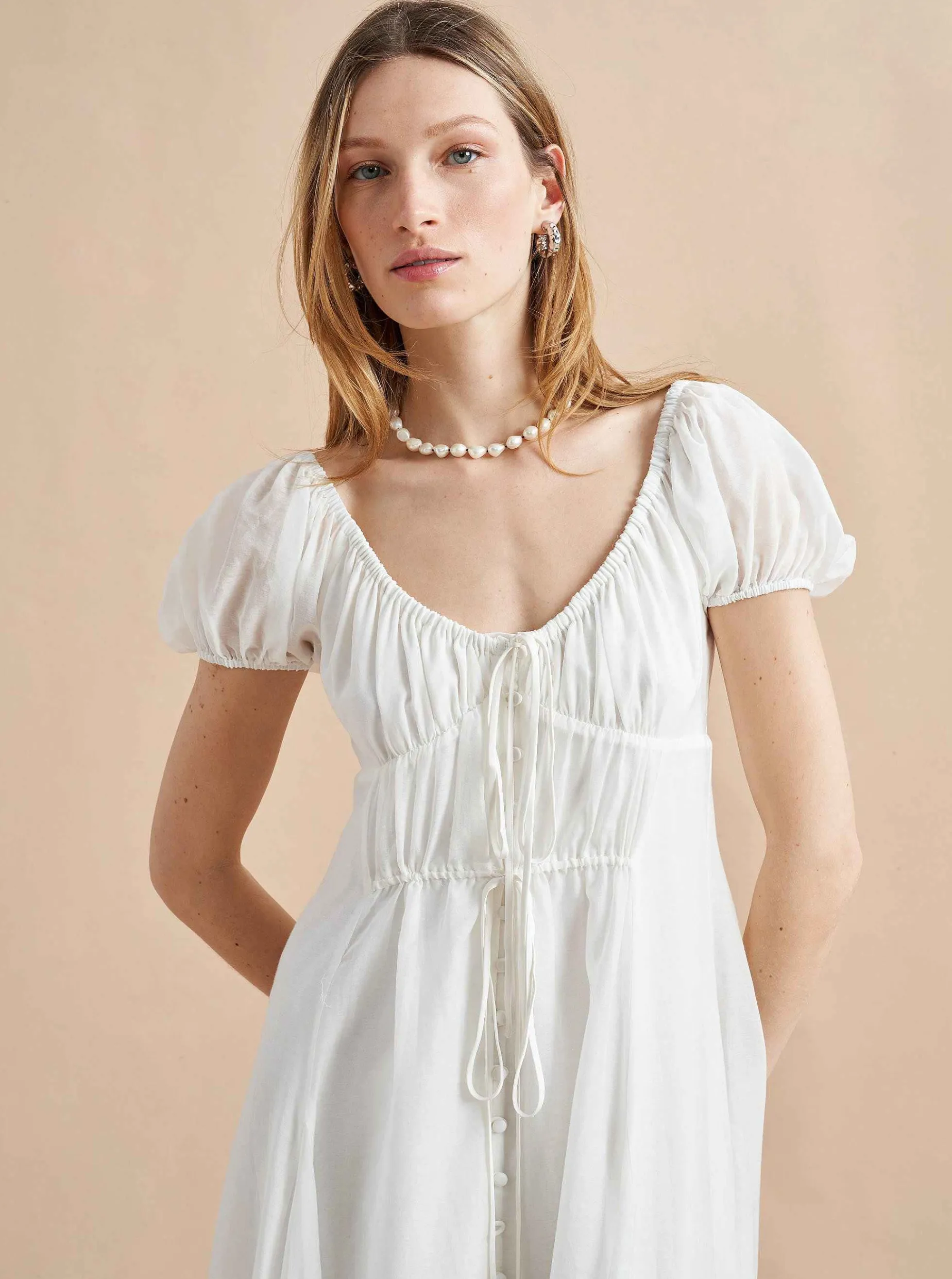 La Ligne Josie Dress Ivory Cheap