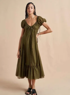 La Ligne Josie Dress Olive Online