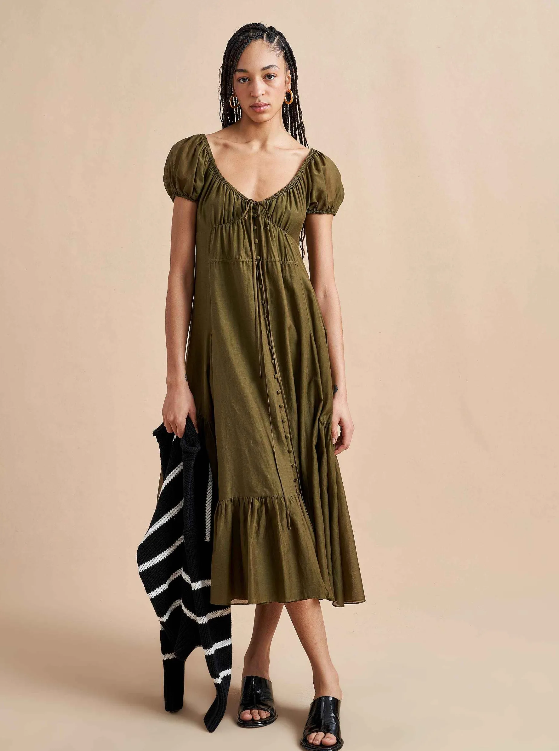 La Ligne Josie Dress Olive Online
