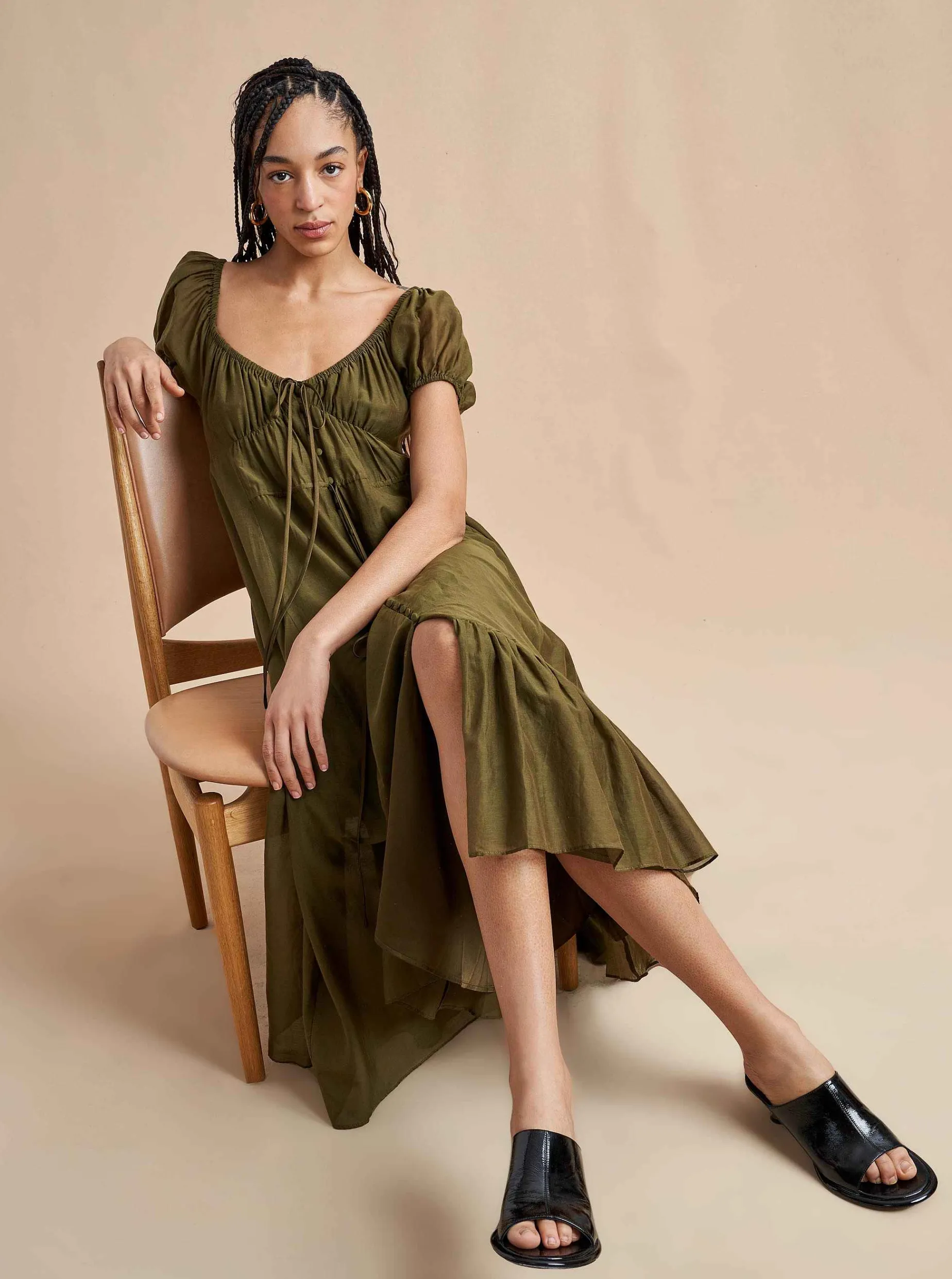 La Ligne Josie Dress Olive Online