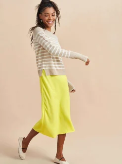 La Ligne Lean Lines Sweater Tan/Cream New