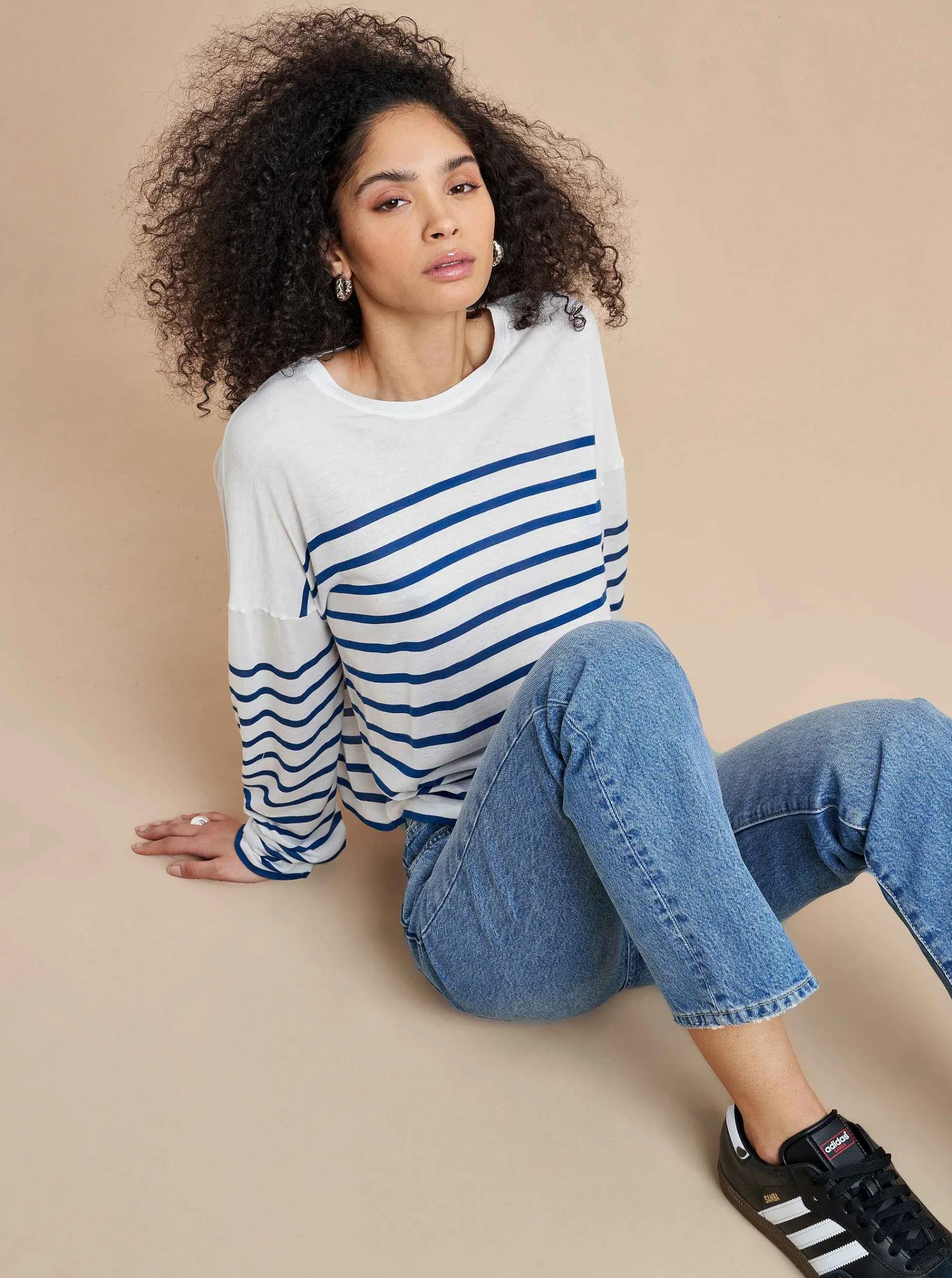 La Ligne Long Sleeve Teddy Tee Online