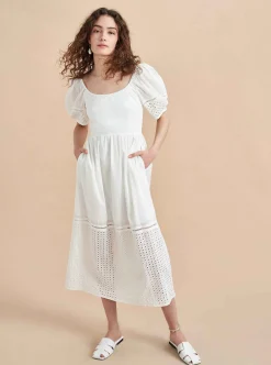 La Ligne Lulu Dress Ivory Discount