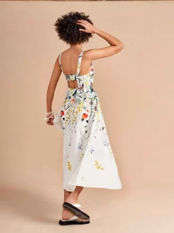 La Ligne Madeleine Dress Ivory/Floral Online