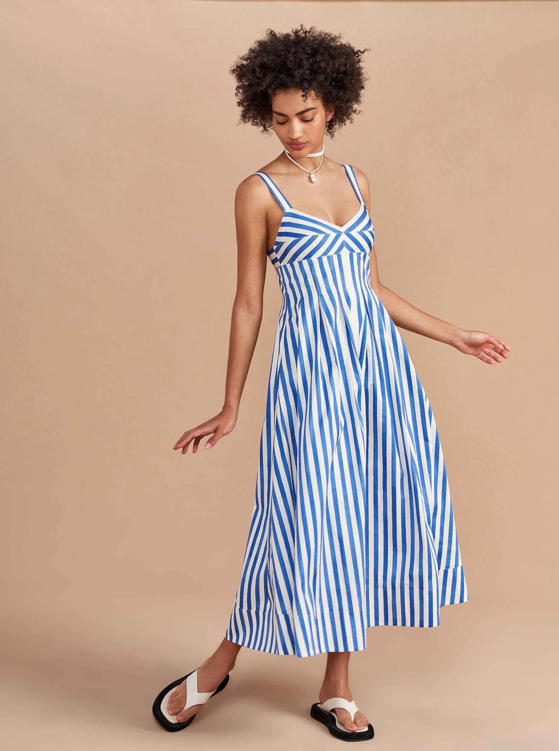 La Ligne Madeleine Dress Blue/Stripe Best