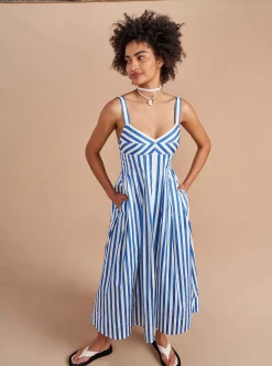La Ligne Madeleine Dress Blue/Stripe Best