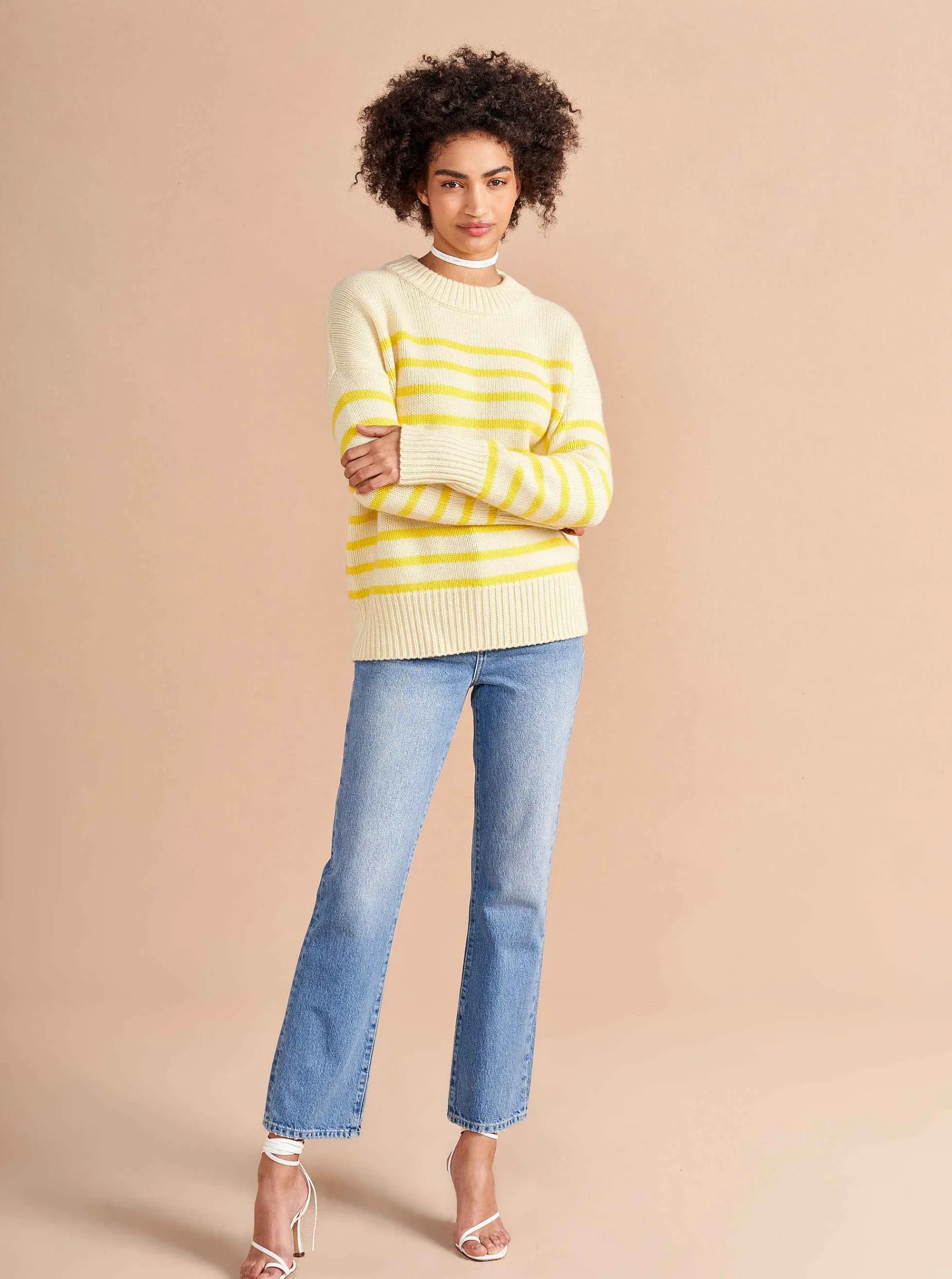 La Ligne Marin Sweater Butter/Lemon Best