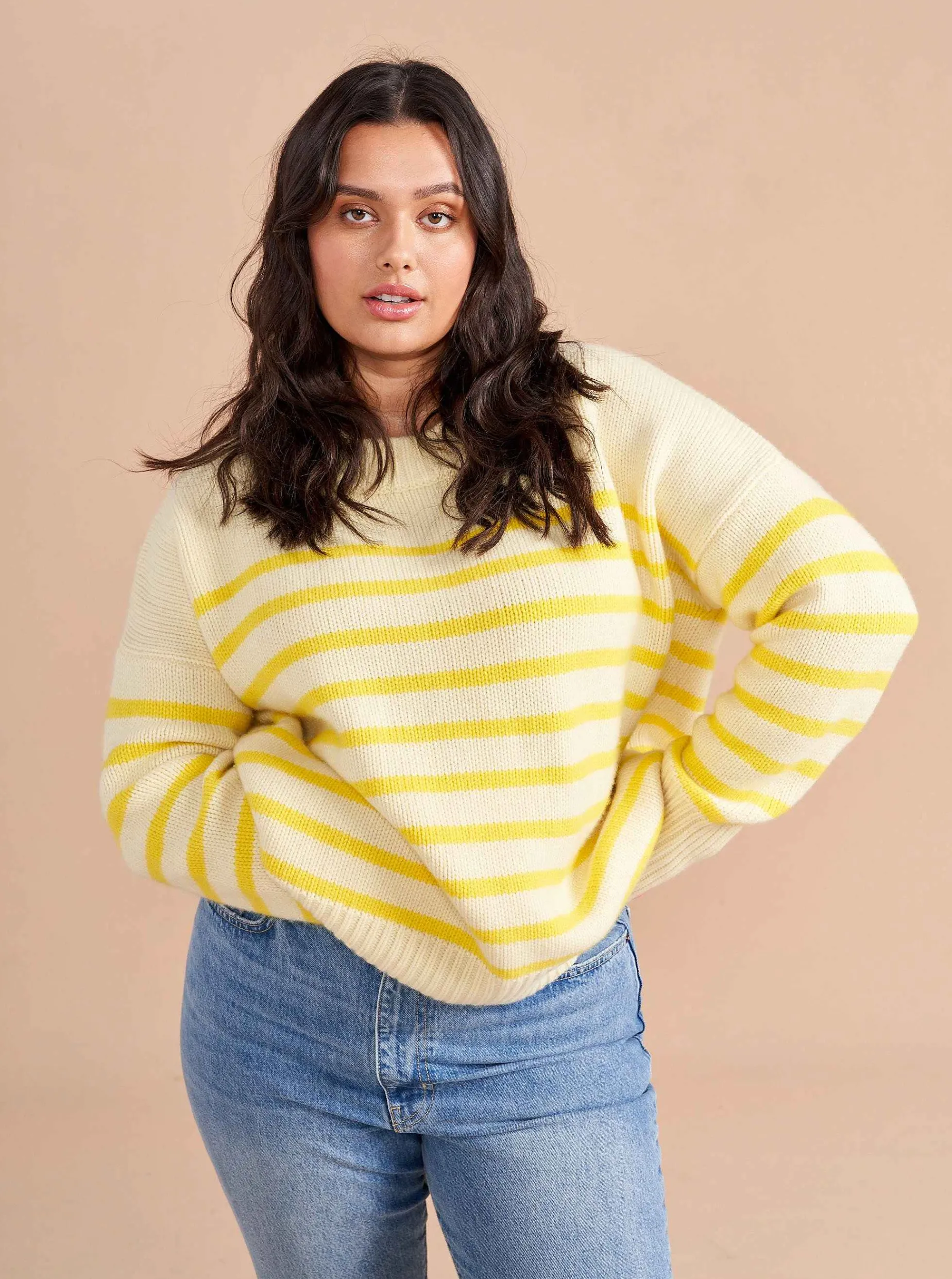 La Ligne Marin Sweater Butter/Lemon Best