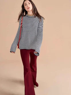 La Ligne Marina Fine Stripe Sweater Clearance
